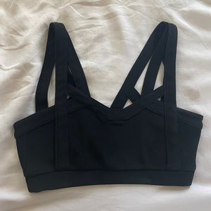 Nasty Gal Black Crop Top - Small
